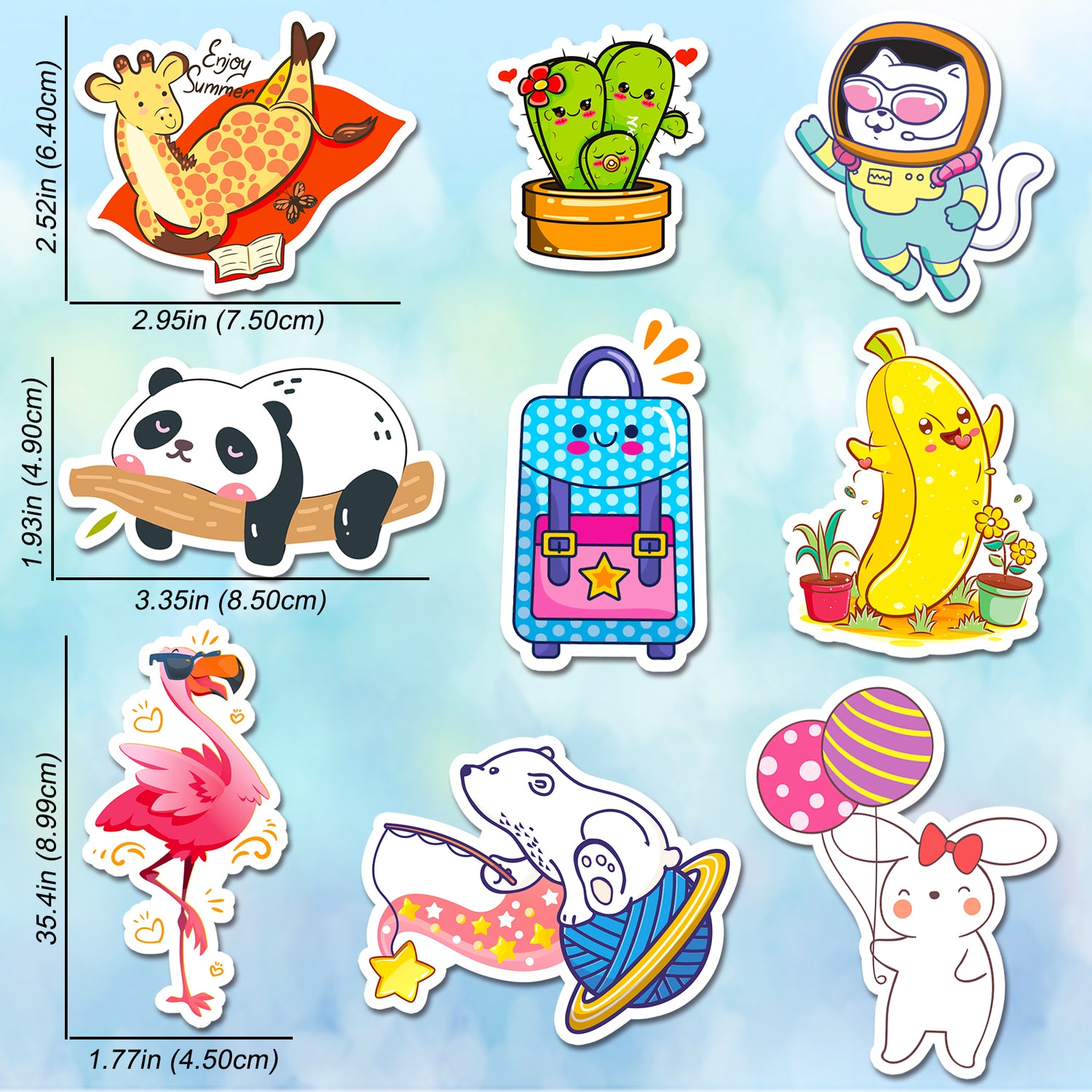 Aesthetic Stickers 350 Pack for Kids Teens Girls Indonesia