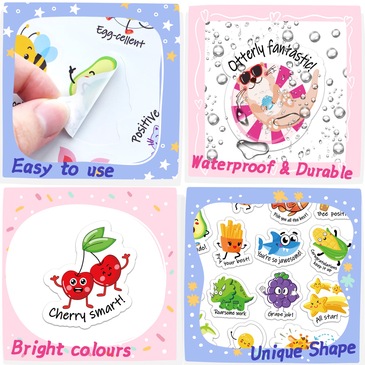 600PCS Punny Teacher Stickers for Students Teachers Kids Classroom –  STKJoviale