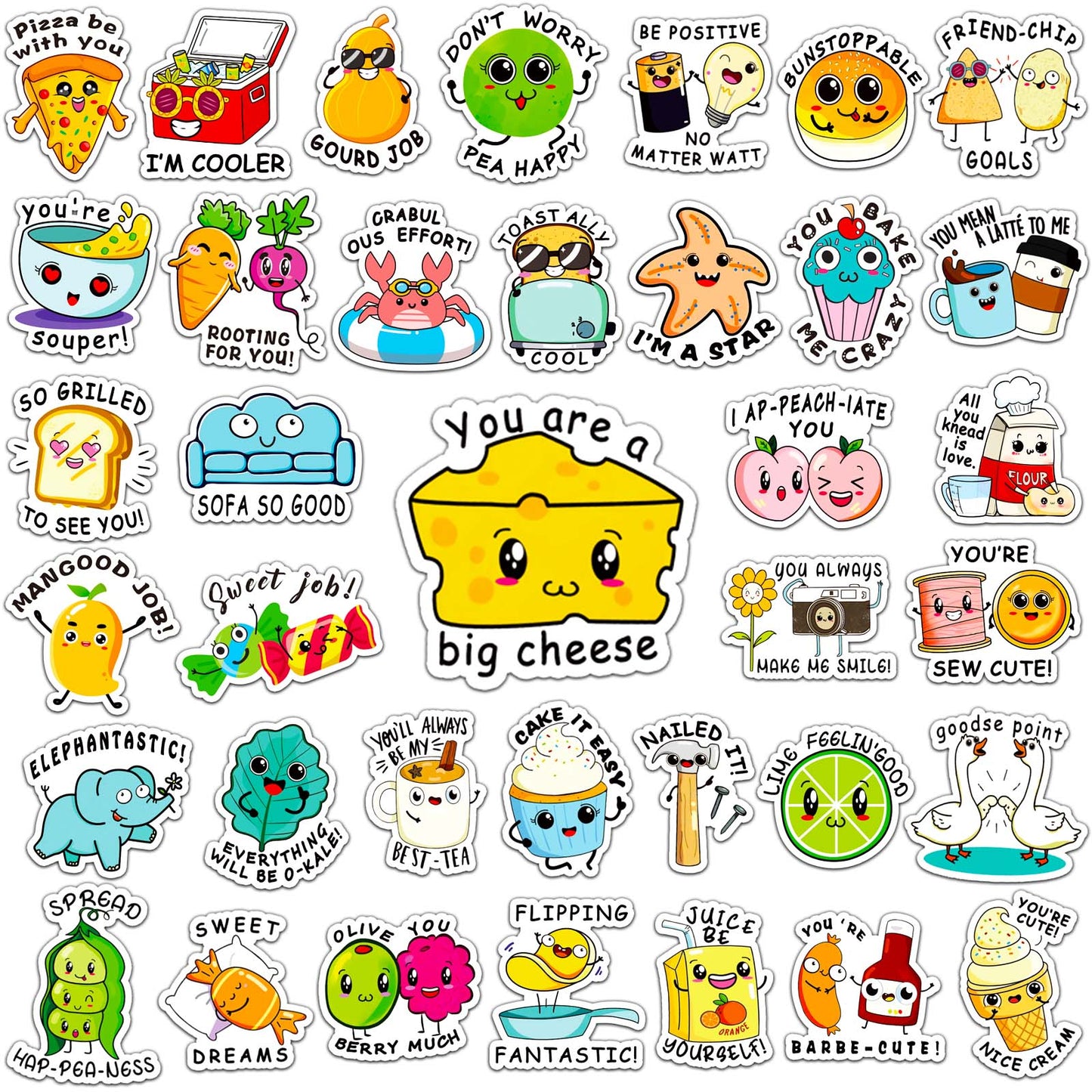 Fun Check Off Sticker 600PCS Funny Punny Reward Stickers for Kids – STKJoviale