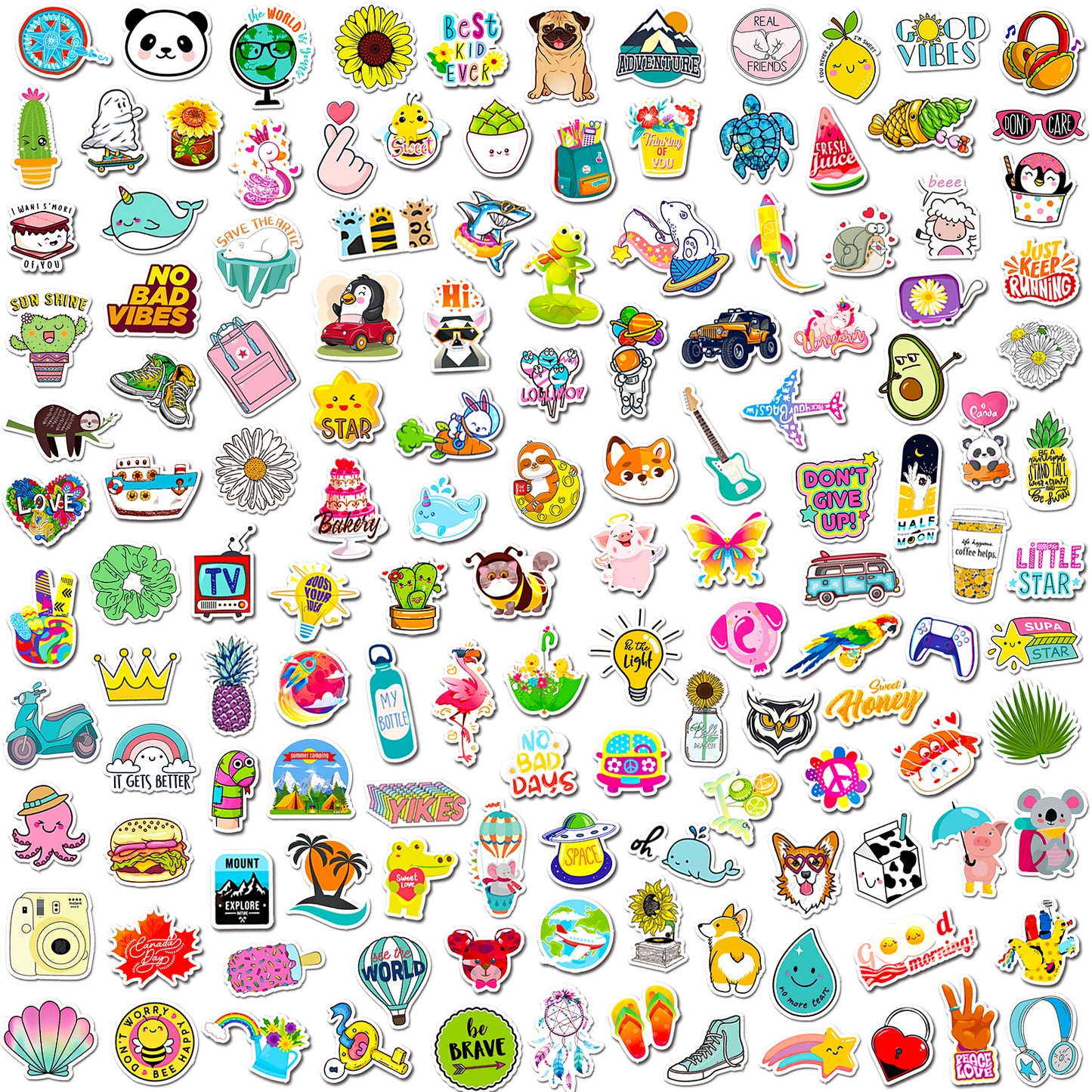 300Pcs Cute VSCO Stickers Vinyl Stickers for Water Bottle – STKJoviale